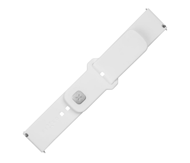 FIXED Silicone Sporty Strap Set do Smartwatch (20mm) White FIXSST2-20MM-WH - 1341098 - zdjęcie 2